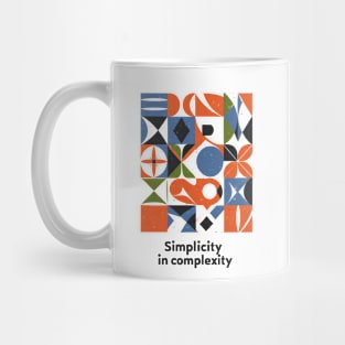 Simplicity in complexity, Abstract Artwork Mug